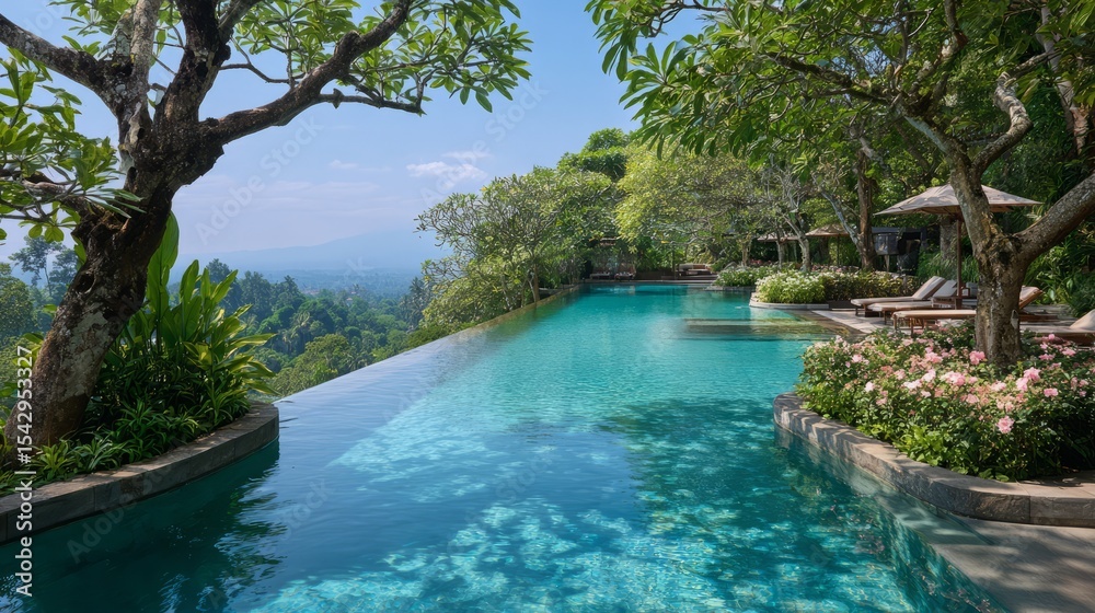 Fototapeta premium infinity pool,