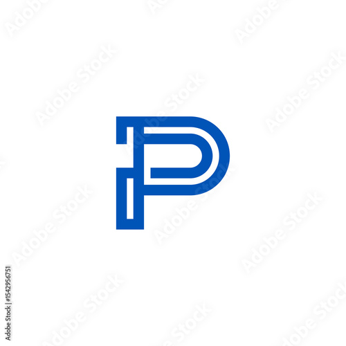 P Letter Logo Modern Branding Symbol