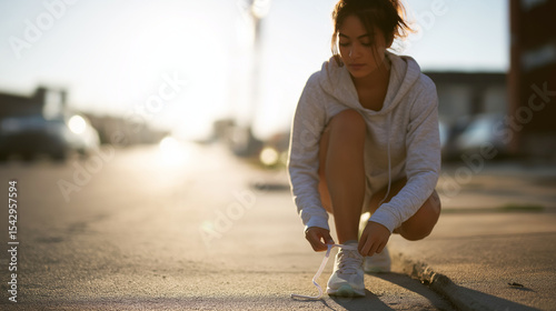 An expressive depiction of joyful hiker enjoying the great outdoors in comfortable activewear

or, if you want to emphasize the 