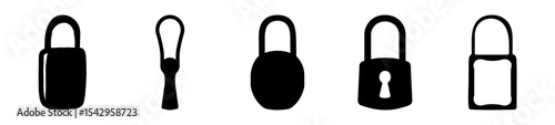 Diverse Collection of Padlocks Depicting Security and Protection Mechanisms Visually