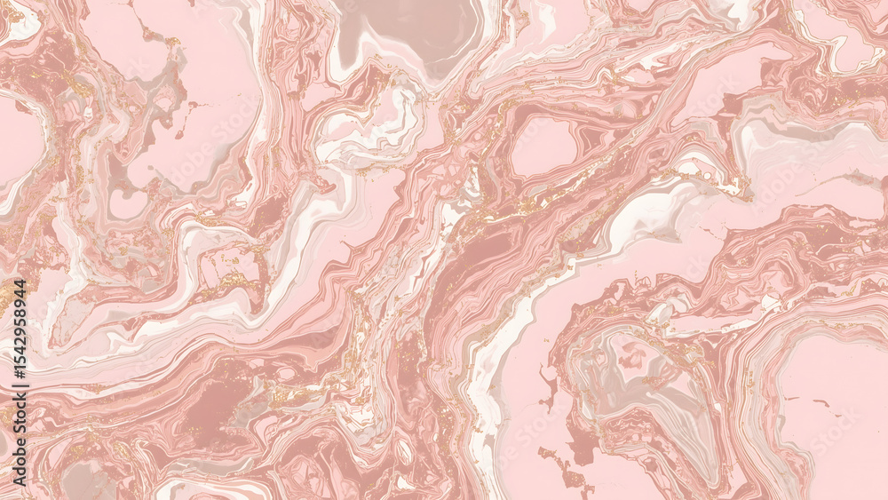 Fototapeta premium Pink Liquid Marble Background