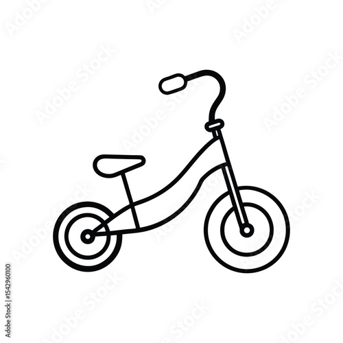 tricycle line art
