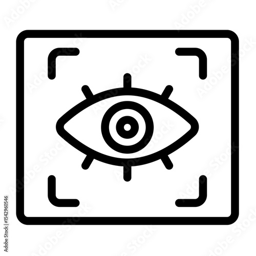 vision icon for illustration