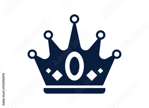 Set of King crowns templates