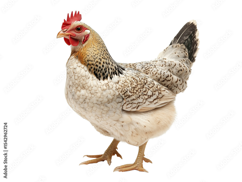 Fototapeta premium chicken on a transparent background