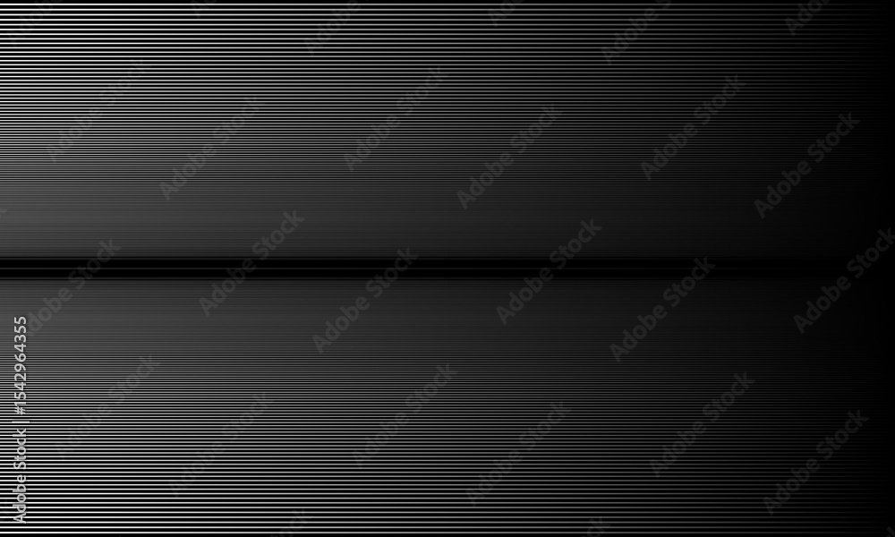 Fototapeta premium abstract dark metallic horizontal lines vector background