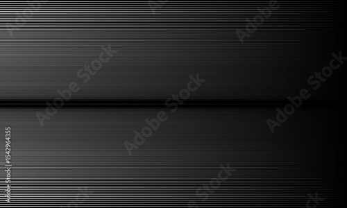 abstract dark metallic horizontal lines vector background