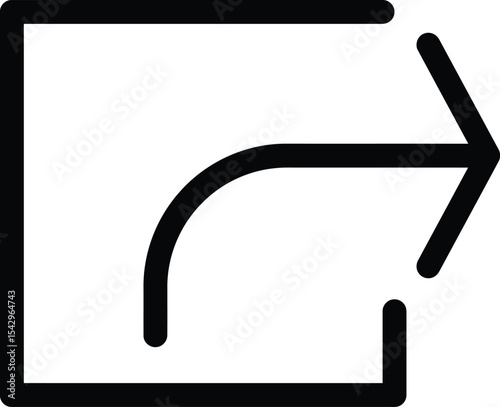 Exit Icon: A simple, yet effective icon representing an exit strategy or the beginning of a new journey. The clear lines create a visual representation of moving forward.