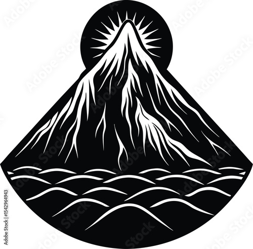 Volcano Lava Flow Color