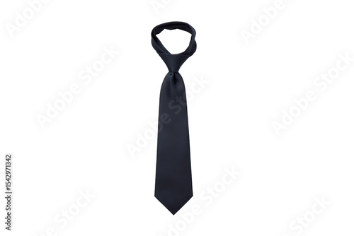 Dark Gray Necktie Isolated