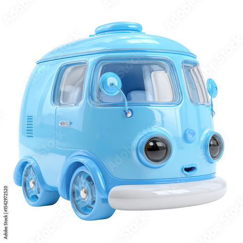 Light Blue Camper Toy