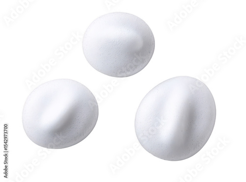 White pills top view