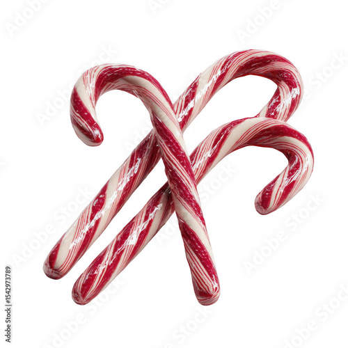 Candy canes, close up, Christmas