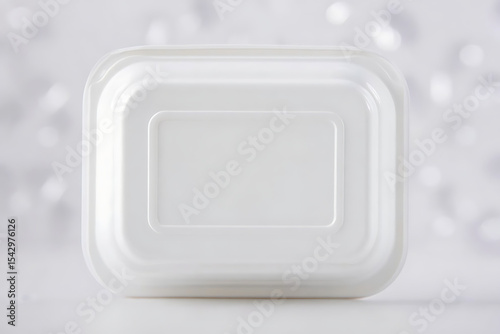 White Food Container Mockup Design