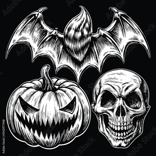 Halloween Printable Vector Silhouette