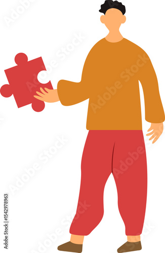 People With Puzzle Piece Element