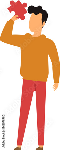 People With Puzzle Piece Element