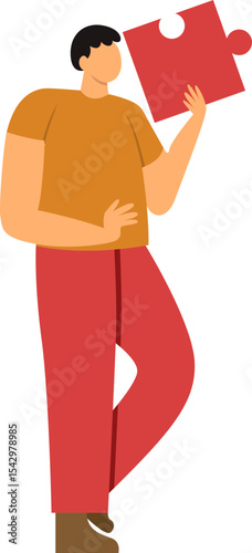 People With Puzzle Piece Element
