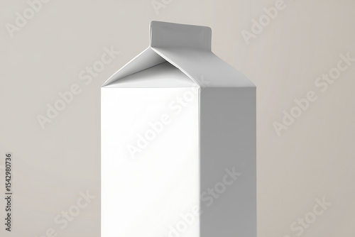 Blank Milk Carton Mockup Design