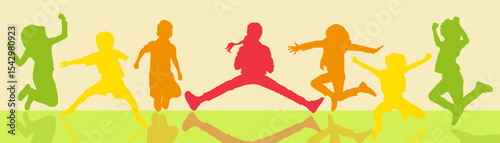 People Silhouette Kids 19