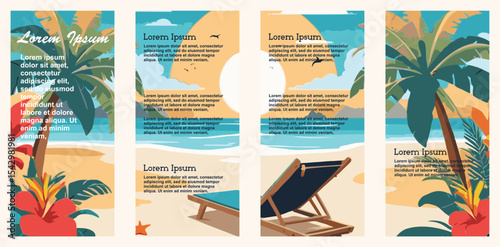 Travel Agency Brochure Design Template. Editable, ready to use