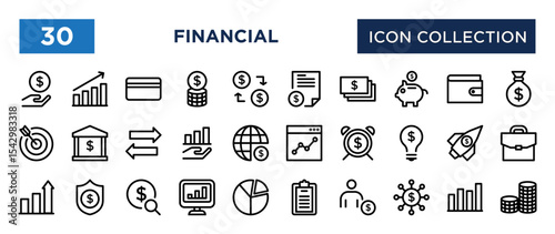 Financial Icons Set