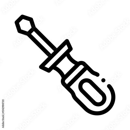 screwdriver line icon