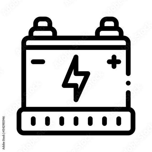 battery line icon