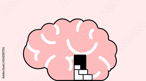 Enter brain path discovery of mental state illustration