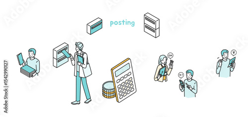 ポスティング　セット