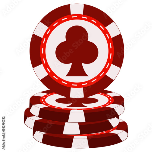 Casino Chips Flat