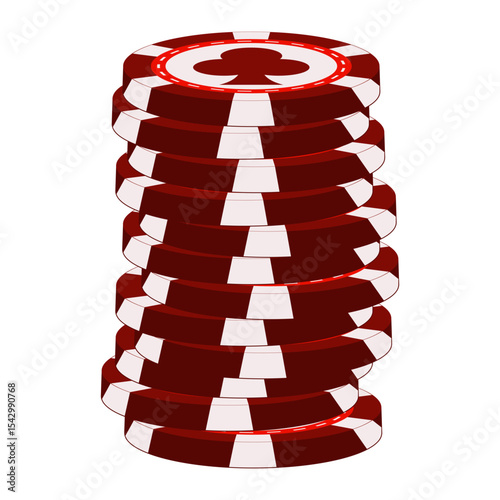 Casino Chips Flat
