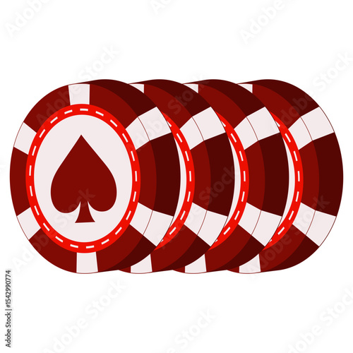 Casino Chips Flat