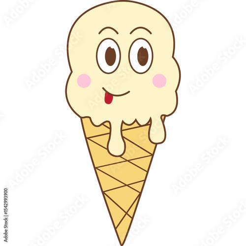 Ice Cream Cone Character
