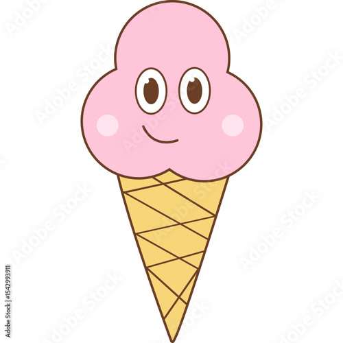 Ice Cream Cone Character