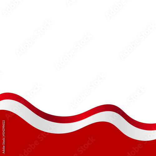 Indonesia Flag Footer