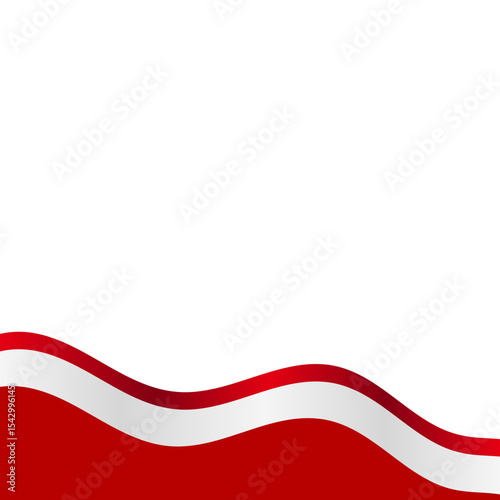 Indonesia Flag Footer