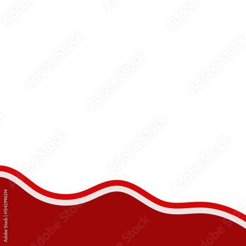 Indonesia Flag Footer