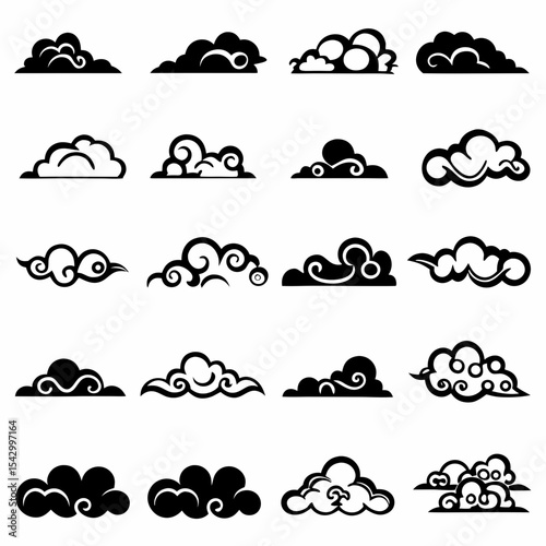 clould icon set 