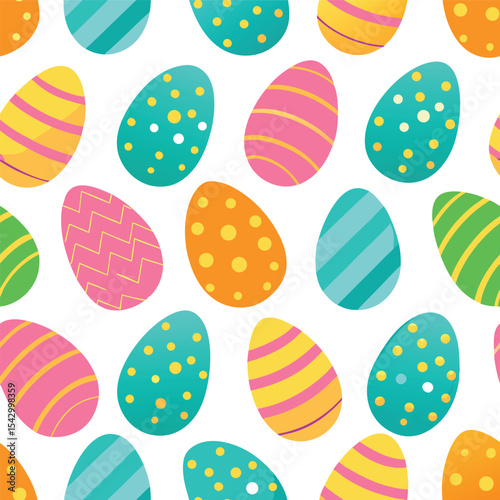 Easter eggs pattern