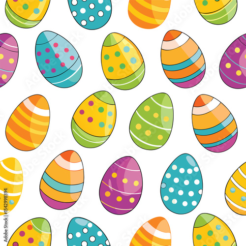 Easter eggs pattern