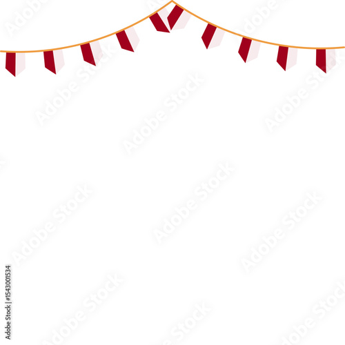 Indonesia Bunting Flag Decoration