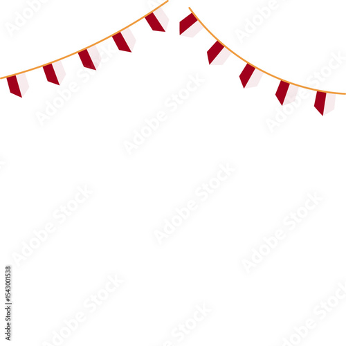 Indonesia Bunting Flag Decoration