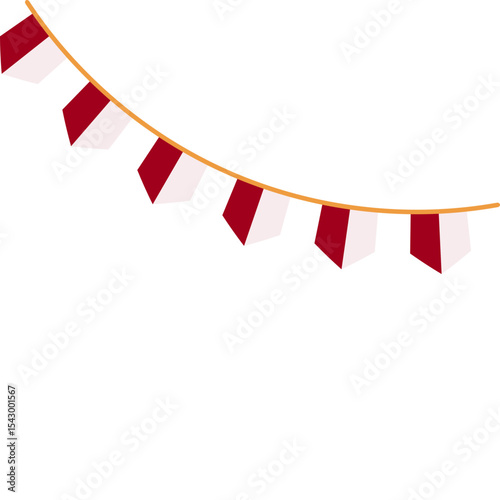 Indonesia Bunting Flag Decoration