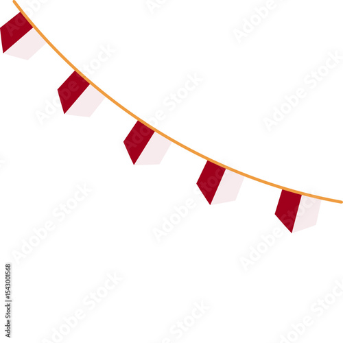 Indonesia Bunting Flag Decoration