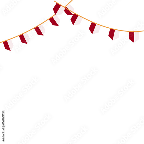 Indonesia Bunting Flag Decoration