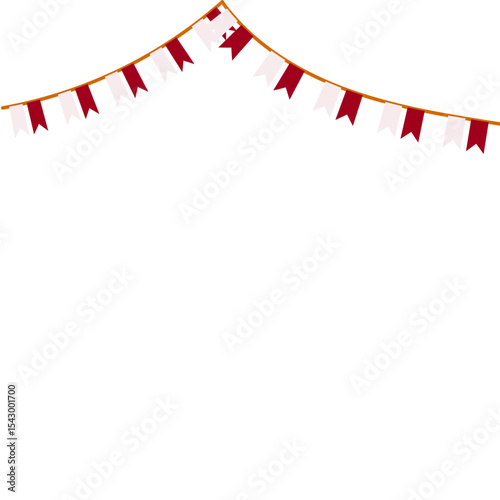 Indonesia Bunting Flag Decoration