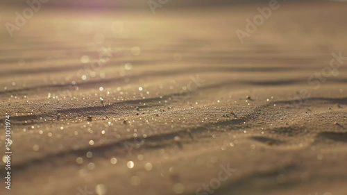 Close-up of glittering desert sand