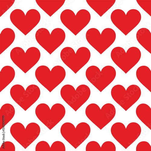 Valentine hearts repeat