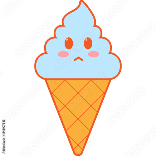Ice Cream Cone Character